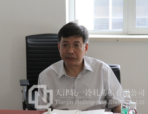 长刘华鹏,冷板公司总经理胡青峰,党委书记付文舰,常务副总经理黄智铭